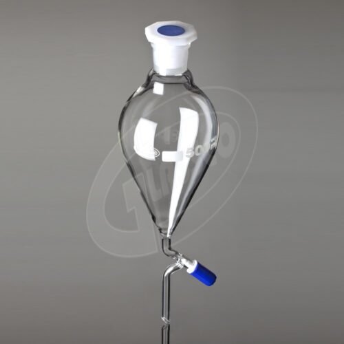 Separating Funnel Pear ISO Shape with Needle Valve Stopcock