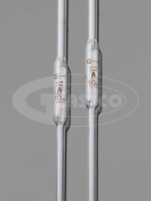 Pipette Volumetric Class-A Serialized Individual work Certificate ASTM