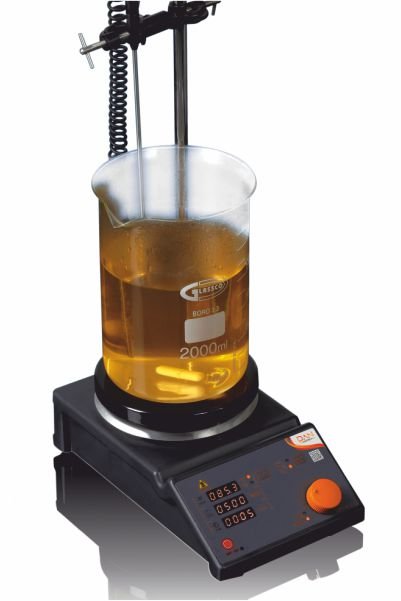 Magnetic Stirrer with Analog Hotplate, Stainless Steel Top