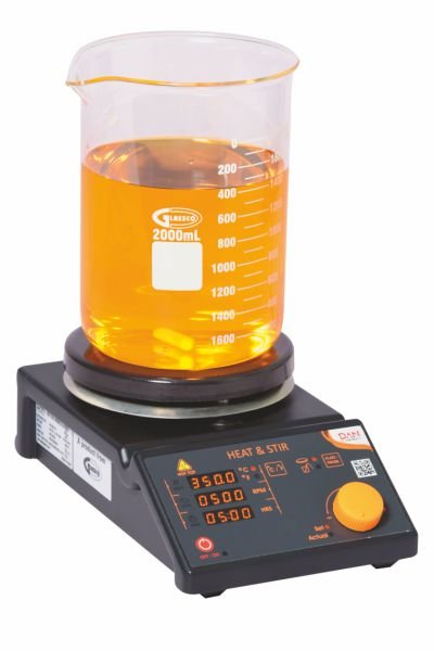 Magnetic Stirrer with Digital Hotplate, Alluminium Alloy Ceramic Coated Top