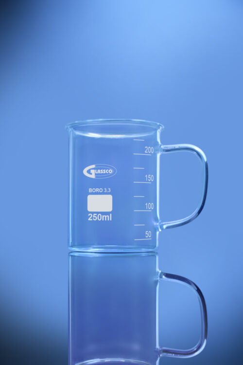 Glassco's Glass Beaker Mug, Heavy Wall
